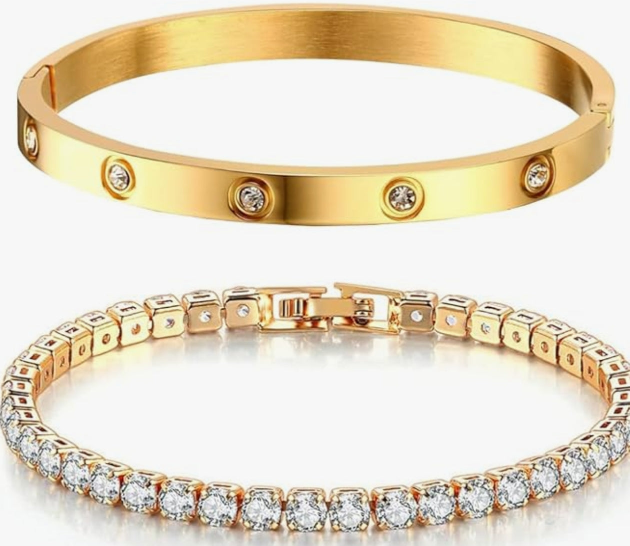 Tennisarmband Damen Zirkonia Armreif