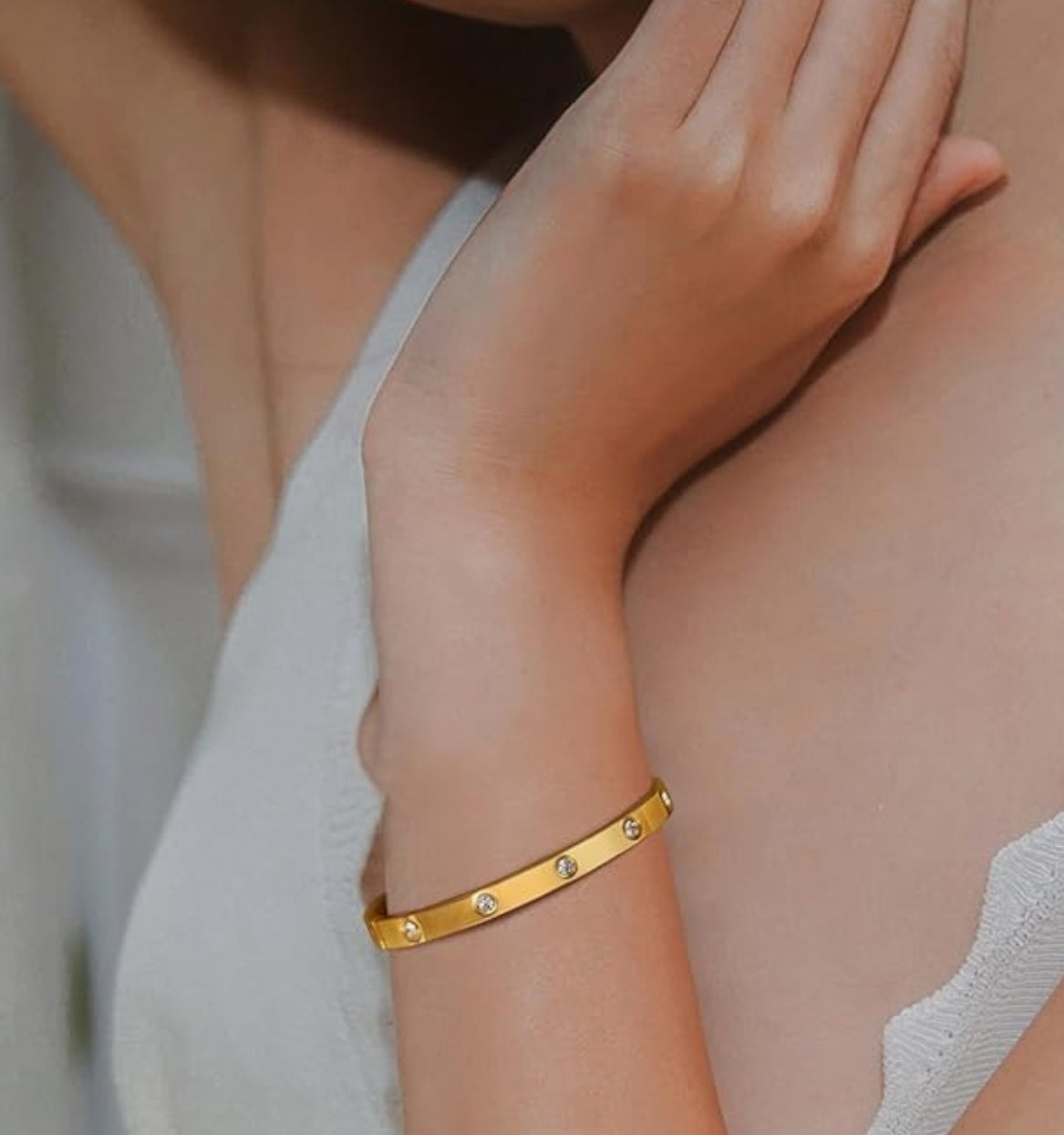 Tennisarmband Damen Zirkonia Armreif