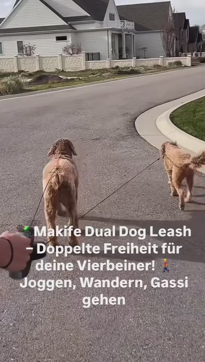 Doppelte Einziehbare Hundeleine